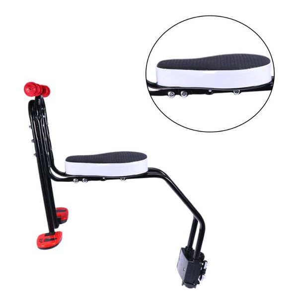 

bike saddles children seat quick dismounting electrombile preposed safety with armrest pedal standard black
