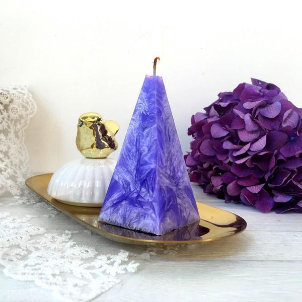 

craft tools pyramid square pointed cone plastic candle mold round triangle mould