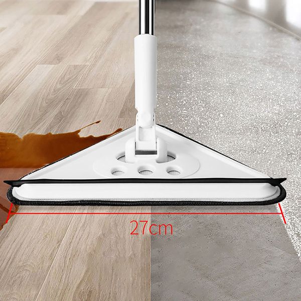 Triangolo MOP per lavare il lavaggio del soffitto del soffitto Pulizia della polvere di pulizia della cucina Parete pianeggiante Fronts Windows Telescopico Pennello per il tergicristallo