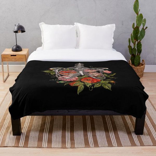 

blankets bones and botany halloween costume blanket print on demand decorative sherpa for sofa bed gift