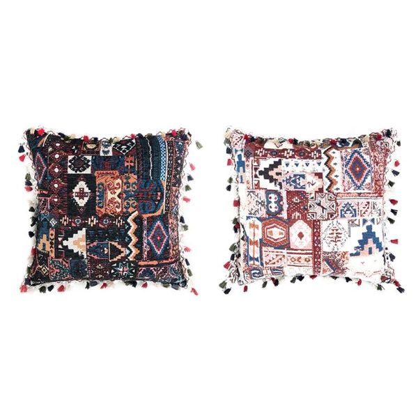 

pillow case boho tassels cushion cover