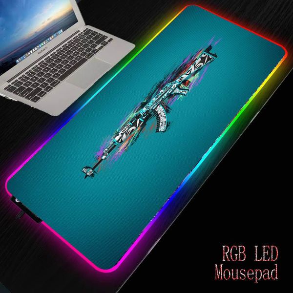 

mouse pads & wrist rests mairuige large office rgb led illuminationmouse pad mat game gamer gaming mousepad keyboard compute anime desk for