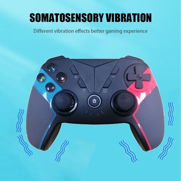 

game controllers & joysticks for switch pro/pc gamepad controller bluetooth-compatible wireless vibration console pad pro
