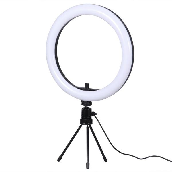 

inches live supplementary light lamp mobile phone bracket ring rotatable dimmable led strips