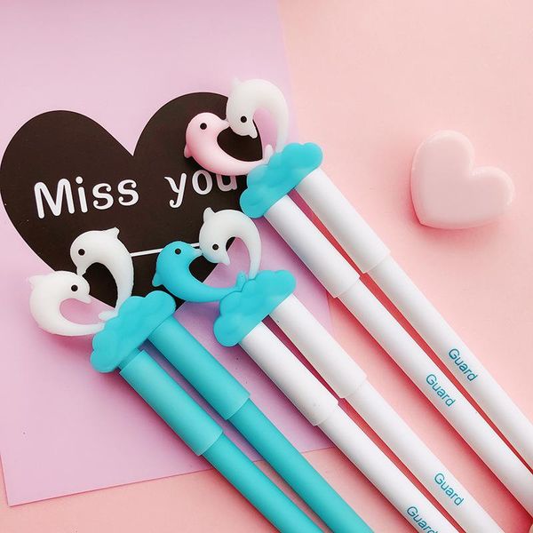 

gel pens 12 pairs student creative products pen full needle tube 0.5mm copy cartoon xueba water wholesale