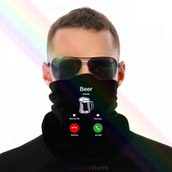 

scarves beer is calling headband scarf bandana neck warmer unisex, Blue;gray