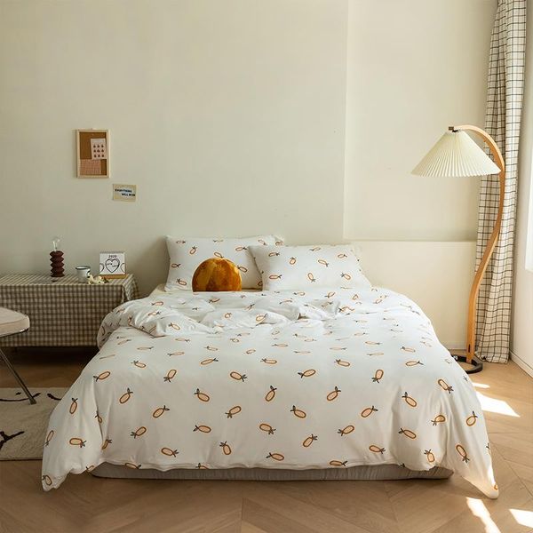 

bedding sets e-star china store ananas print four of knitted cotton bed