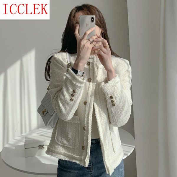 

women's jackets coat 2021 female korean temperament simple style slim casual versatile short top, Black;brown