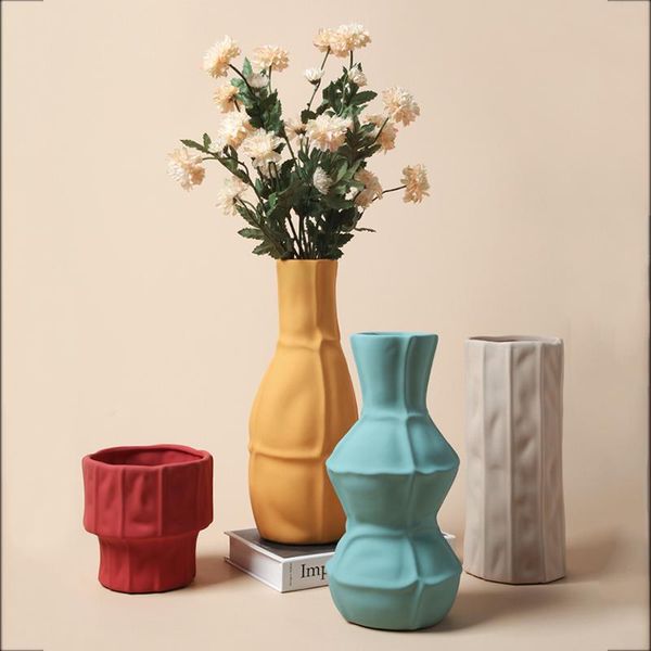 

vases nordic color creative ceramic vase decoration home decor modern luxury large table living room household gifts