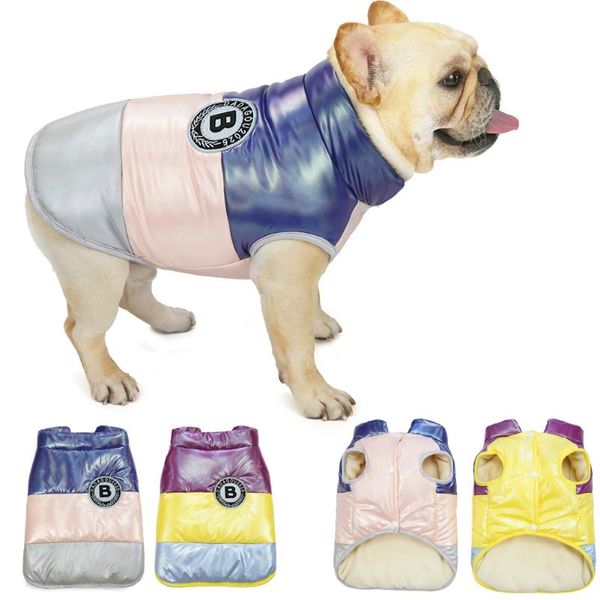 

dog apparel waterproof winter small coat jacket padded pet super warm clothing 2021 plush costume vest chihuahua cotton clothes