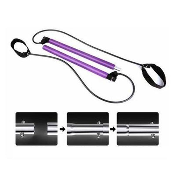 

accessories multifunction pilates resistance band and toning bar home gym portable total