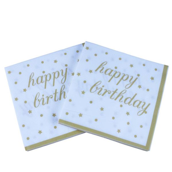 

disposable dinnerware girl birthday party napkins blue wedding decor celebrate festival paper supplies tissues #t20