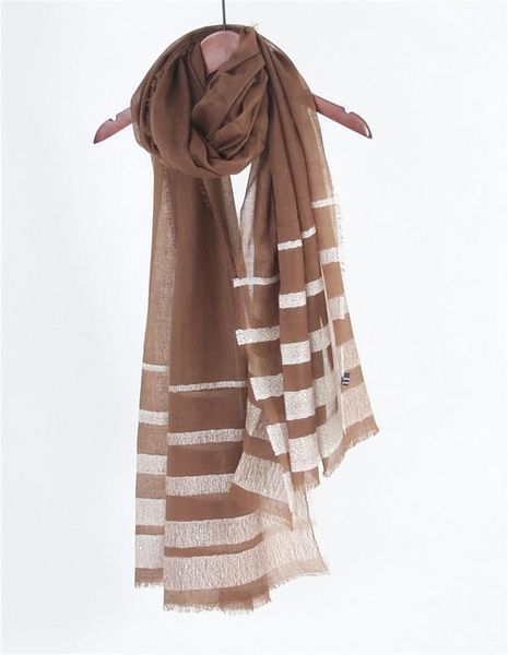 

scarves 100%cashmere women fashion striped thin scarfs shawl pashmina 70x200cm grey 3color, Blue;gray