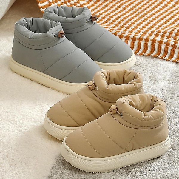 Stivali Scarpe invernali Scarpe da donna Impermeabile Warm Caldo Peluche Snivé Snow Femmina Famiglia Unisex Calzature per la casa da interno antiscivolo antiscivolo