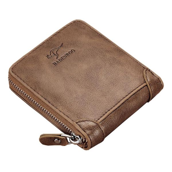 

wallets anti-theft swipe short male fold purses men's business pu leather coin purse passport cover card holder, Red;black