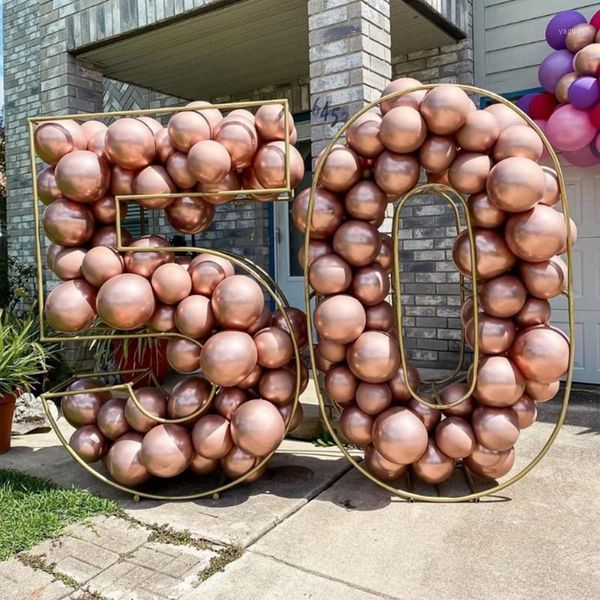 

10inch 12inch pearl chrome metal balloons rose gold balloon arch wedding supplies party decor metallic air globos decoration