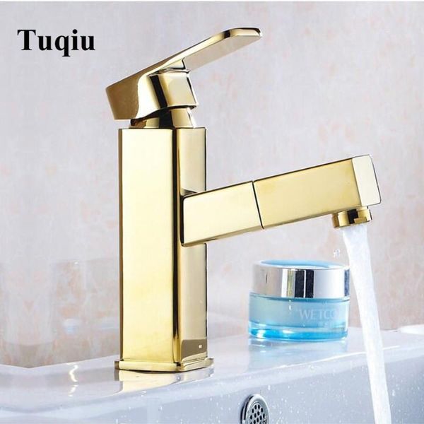 

bathroom sink faucets pull out tap mixer gold faucet chrome washroom brass torneira banheiro