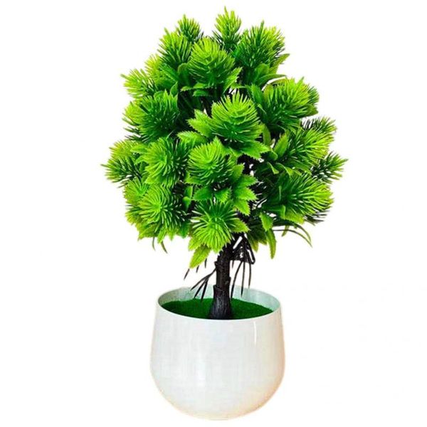 

decorative flowers & wreaths waterproof simulation plant pot diy flower craft fake potted home decor plastic artificial