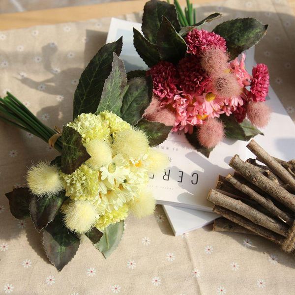

bouquet artificial flowers simulation silk flower party wedding valentine's day home decoration decorative & wreaths