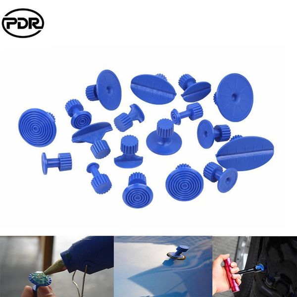 

professional hand tool sets pdr 30pcs glue tabs auto body pulling paintless dent repair tools fungus suction cup suckers