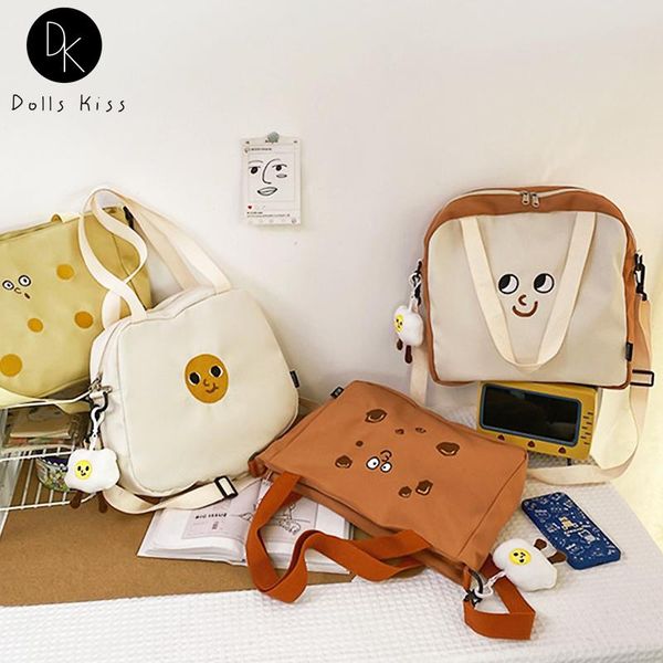 

evening bags cute women shoulder bag ladies bread and cheese embroidery messenger kawaii three-dimensional handbag casual purses