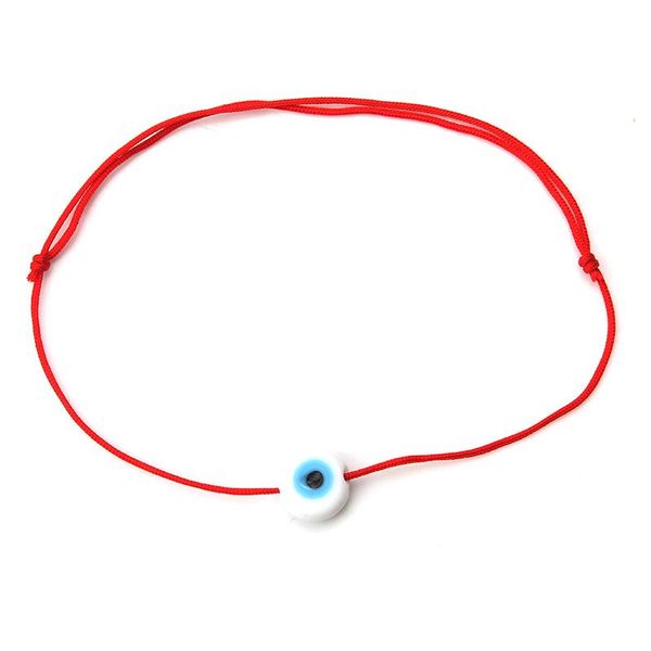 

charm bracelets evil eye fashion simple charms bracelet anklets red rope braided jewelry adjustable cords for women men, Golden;silver