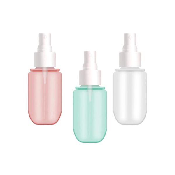 

3pcs sub empty bottle simple colorful emulsion spray cosmetics storage bottles for travel (40ml green bottle, 40ml & jars