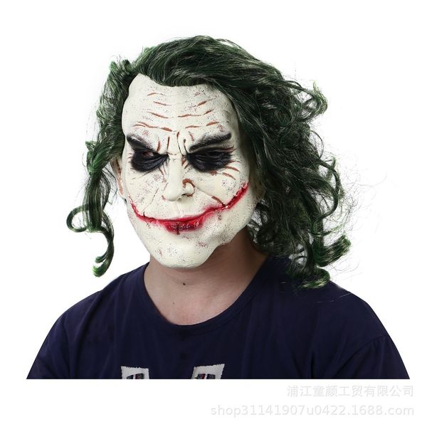 

party mask dark knight batman clown joker halloween horror latex