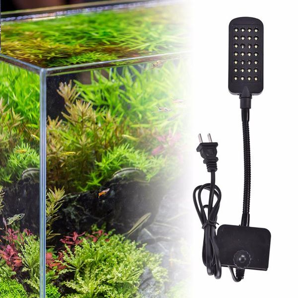 

aquariums lighting 28 leds aquarium beleuchtung flexible lampe wasser anlage clip licht dekoration touch sensor modi
