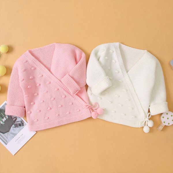 

0 24m infant baby boys girls sweaters winter clothes long sleeve v neck sweater outerwear toddler knitwear, Blue