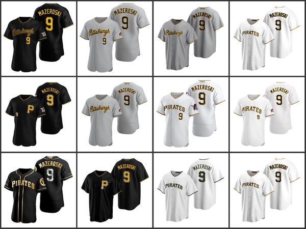 

pittsburgh pirates men 9 bill mazeroski women youthjersey, Black;red