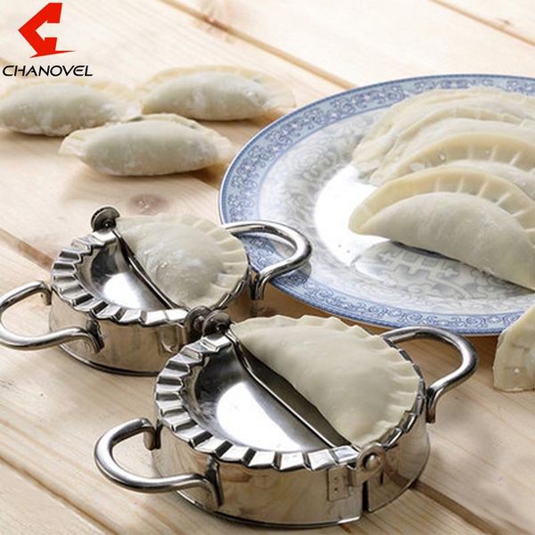 

baking & pastry tools 304 stainless steel dumpling maker wraper dough cutter pie ravioli mould kitchen accessories