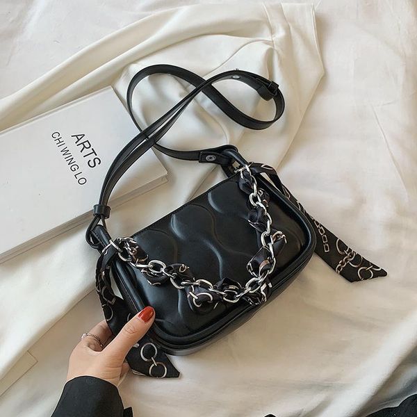

evening bags luxury leather shoulder bag niche 2021 korean fashion one small square casual all-match messenger
