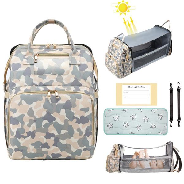 

diaper bags baby bag waterproof maternity for stroller nappy large capacity multi function mummy folding crib