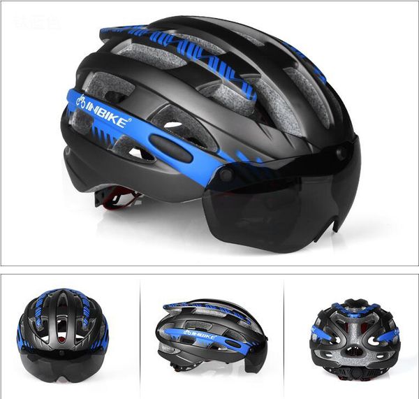 

magnetic goggles helmet, one-piece outdoor bicycle equipment