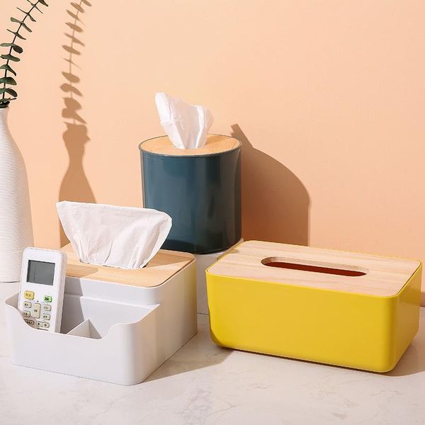 

tissue boxes & napkins multifunctional deskbox creative plastic modern living room storage boite mouchoir home decor dj60tb