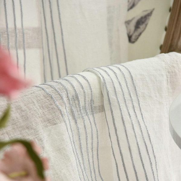 

curtain & drapes modern minimalist stripes curtains for kids drape panel sheer tulle living room bedroom kitchen cortinas window