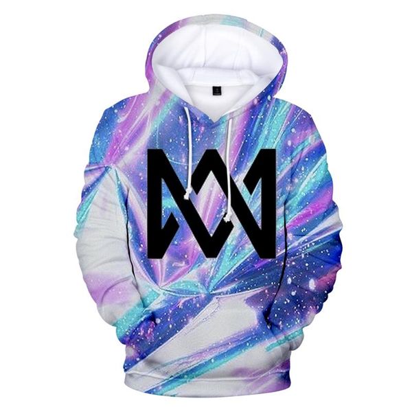 

men's hoodies & sweatshirts kpop 3d print hoody marcus and martinus fashion harajuku boys/girls street wear style oversized casual, Black