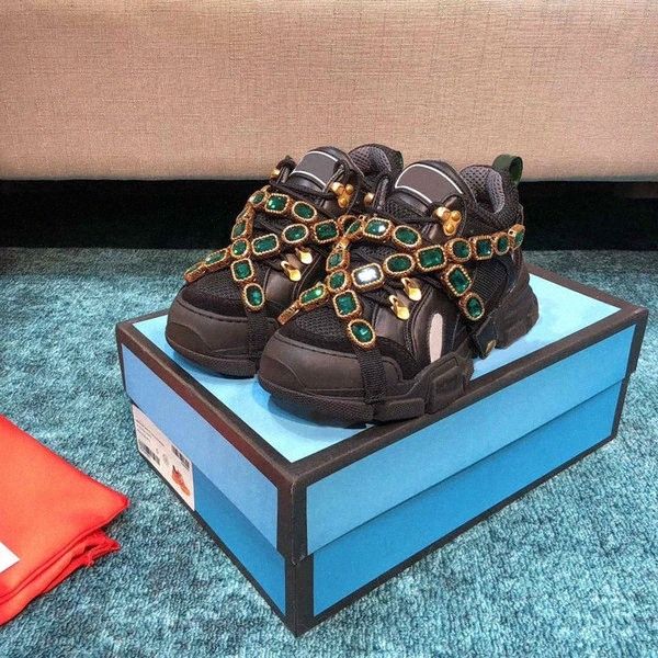 

new luxurys designers sneaker flashtrek shoe sneakers with removable women trainer mountain climbing shoes outdoor hiking boots z5qb#, Black