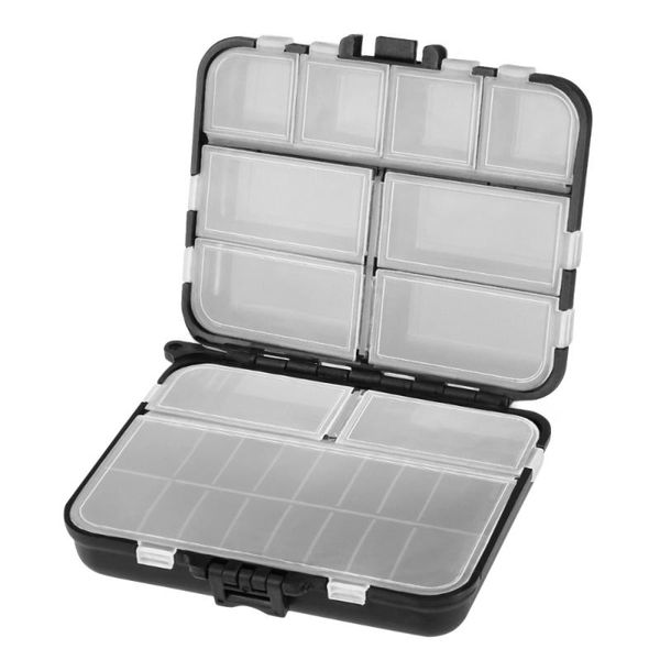 

fishing accessories vorcool multifunctional tackle kit box men professional equipment tool organizer (black)