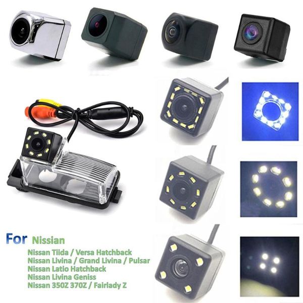 

car rear view cameras& parking sensors wireless 2.4g ccd and led adjustable angle camera for tiida versa hatchback livina geniss