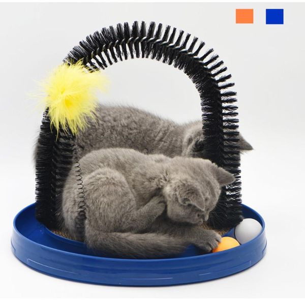 

multifunctional cat toy scratcher four in one turntable stick zd toys