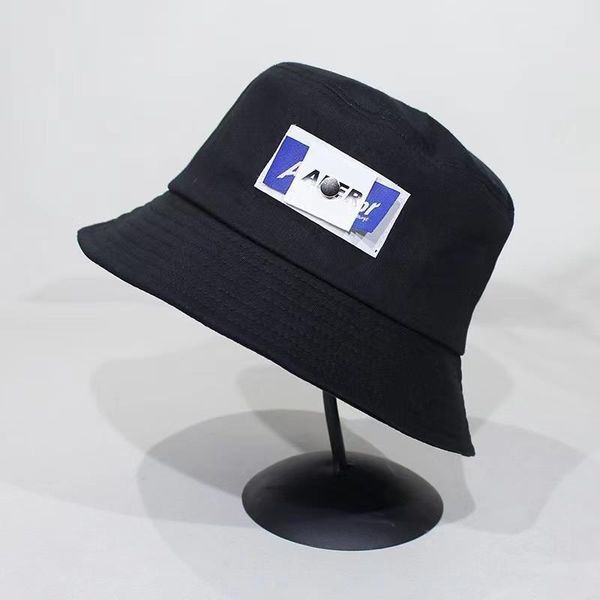 

ader fisherman's paste cloth letter four seasons men's and women's sunshade korean fashion hip hop dome leisure hat berets, Blue;gray