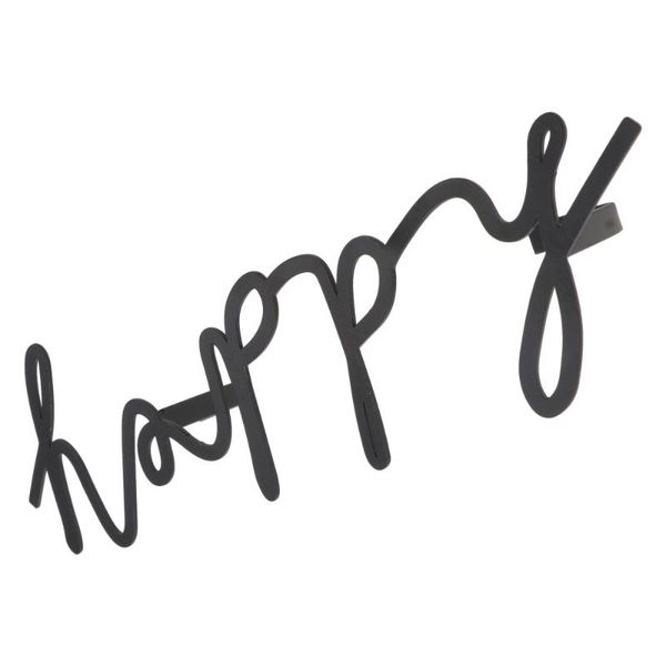 

wall stickers 1pc mount iron word sculpture beautiful hanging decoration unique pendant