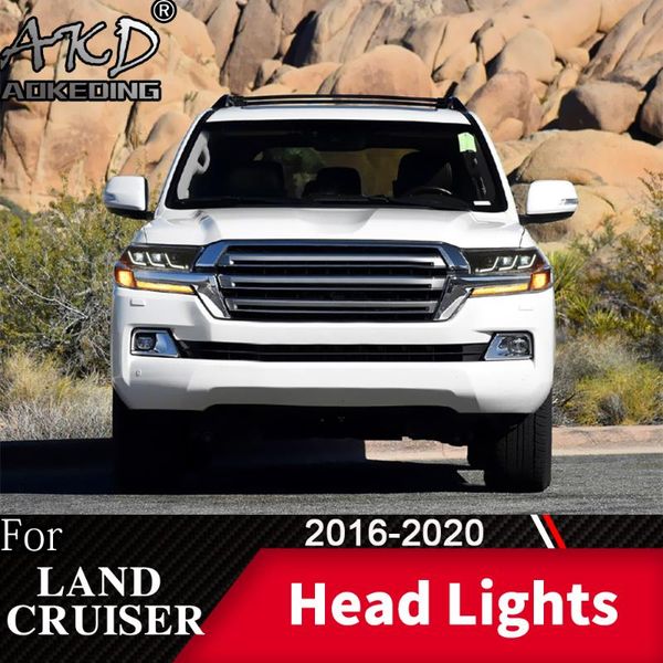 

other lighting system akd head lamp for land cruiser led headlight 2021-2021 headlights drl turn signal high beam angel eye projector