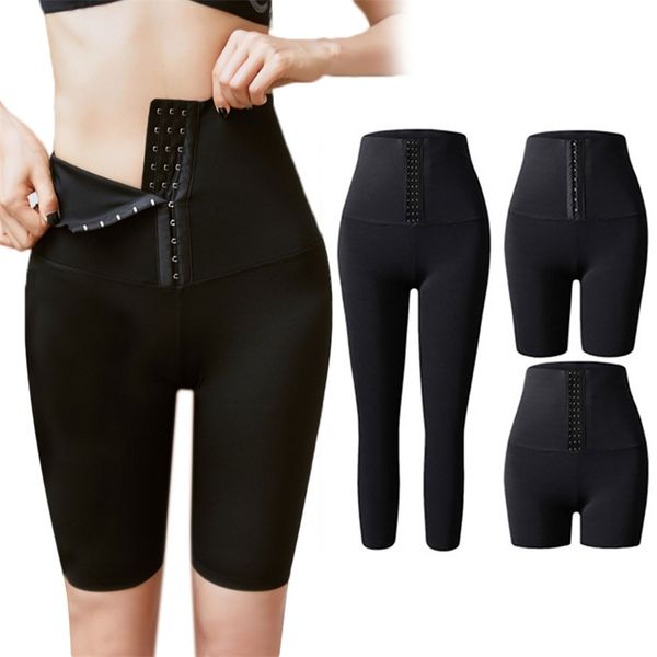 

women tummy control panties waist trainer thigh trimmer pants cycling short leggings seamless high waist butt lifter underwear 210810, Black;white