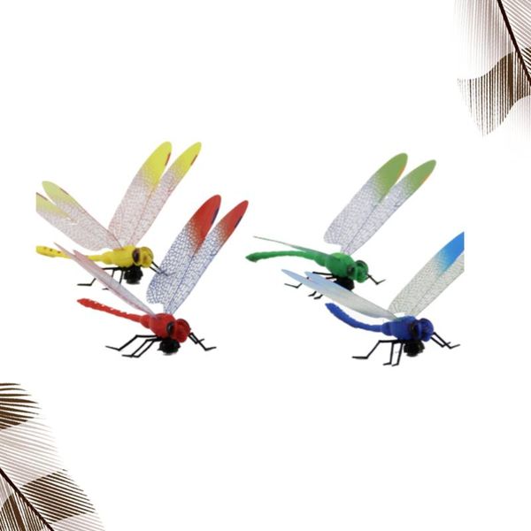 

10pcs simulation dragonfly shaped refrigerator magnetic stickers creative lovely fridge sticker magnets home decoration