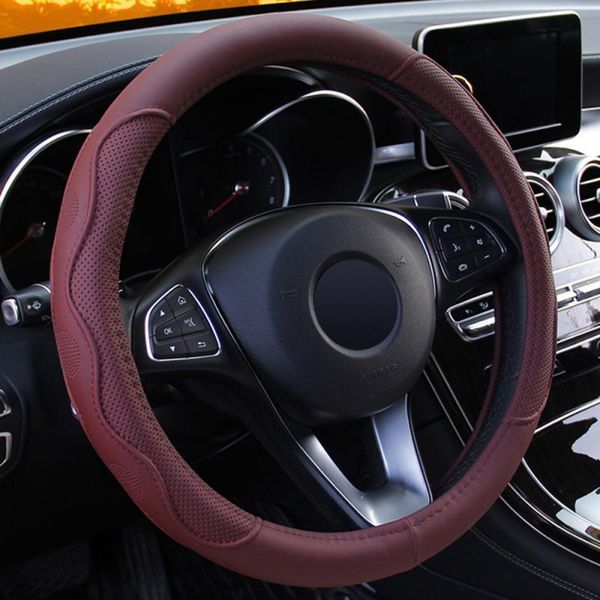 

steering wheel covers car interior parts cover universal braid fashion non-slip styling