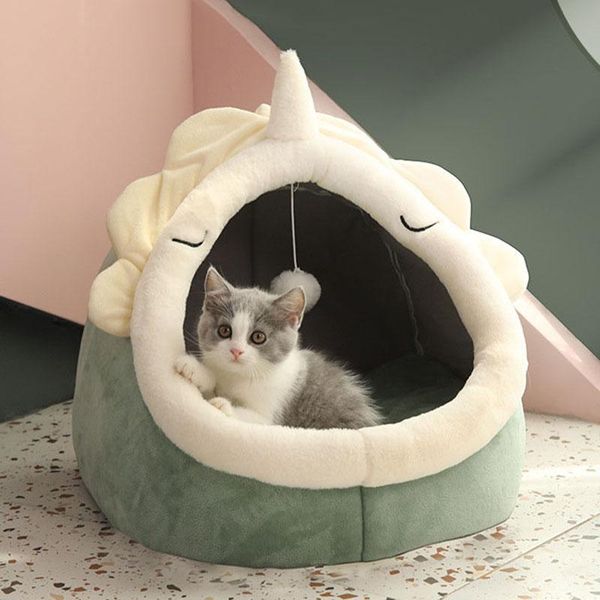 

cat beds & furniture sweet bed warm pet basket cozy kitten lounger cushion house tent very soft small dog mat bag for washable cave cats