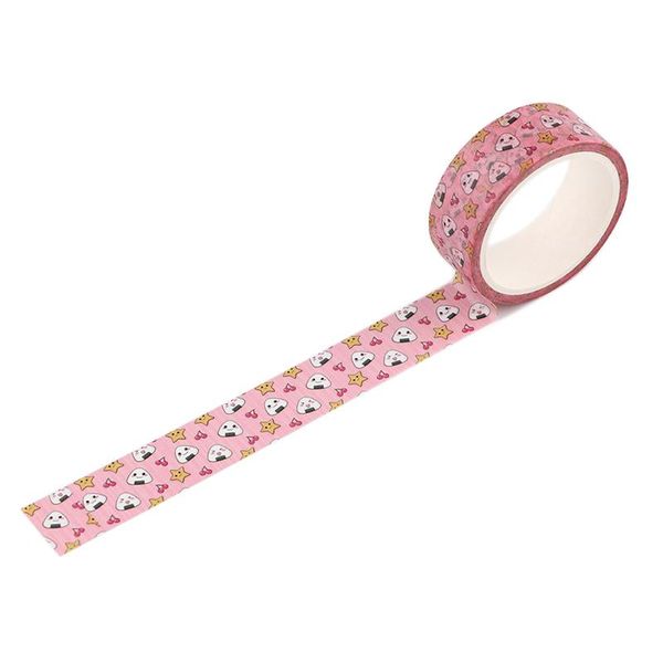 

gift wrap c1215 cartoon rice ball diy scrapbooking sticky adhesive washi paper tape printed patterns stickers decals